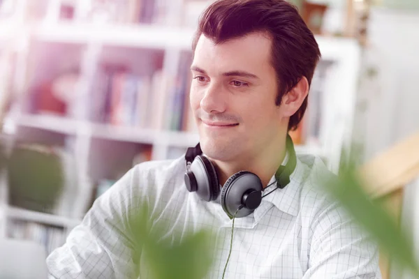 Young businessman in office Stock Photo