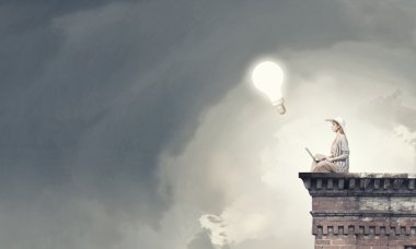 Uzaktan çalışma. Kavram görüntü