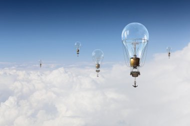Yüksekten uçuyor aerostats