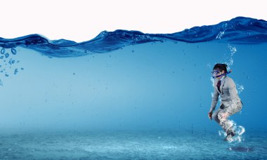 Su işadamı dalış