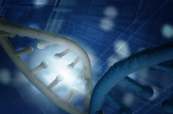 Investigação genética biotecnológica — Fotografia de Stock