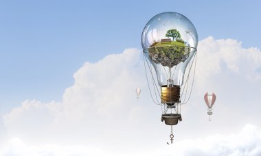 Yüksekten uçuyor aerostats