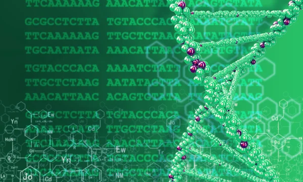 Tło badania DNA — Zdjęcie stockowe