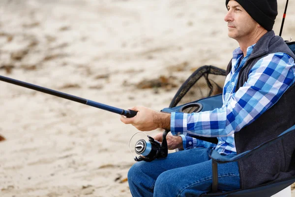 Immagine di pescatore — Foto Stock