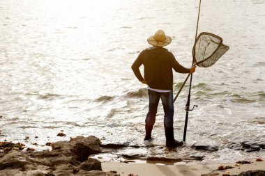Picture of fisherman clipart
