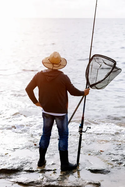 Immagine di pescatore — Foto Stock