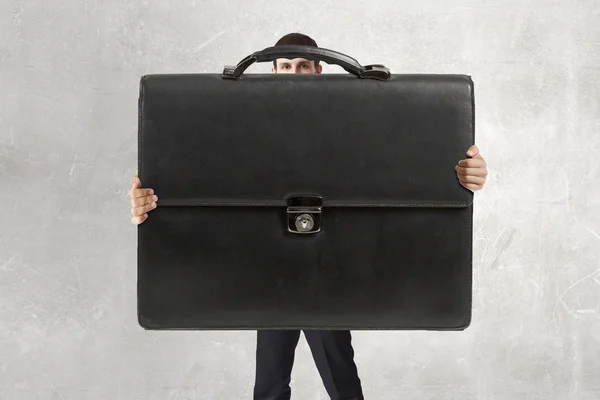 Businessman with briefcase — Stock Photo, Image