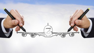 Grafik tasarımcısı iş başında