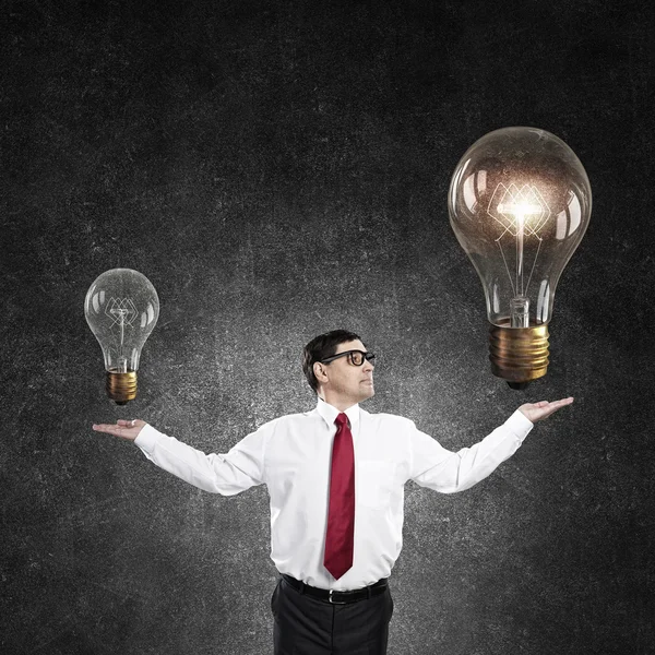 That feeling of successful idea — Stock Photo, Image