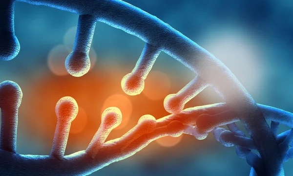 DNA research background Stock Image