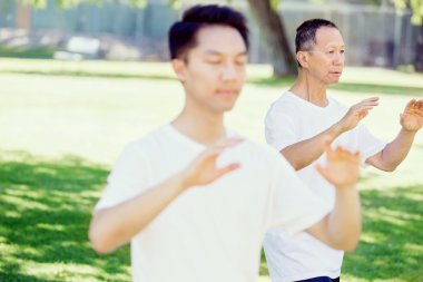 İnsanlar Park Thai chi