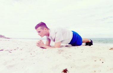 Adam sahilde dışında eğitim