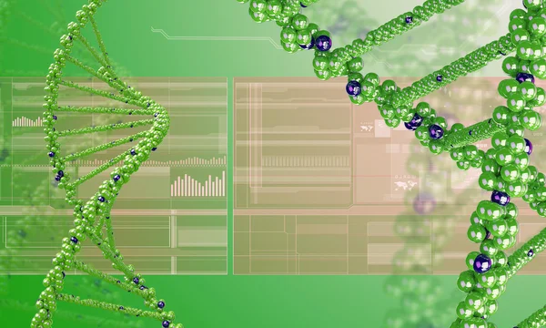 Dna 研究背景 — 图库照片