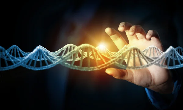 Ricerca sulle molecole di DNA — Foto Stock