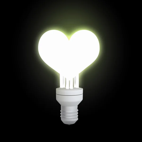 Bulb in darkness — Stock Photo, Image