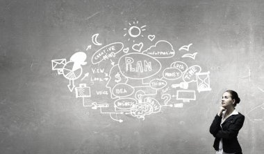 Dalgın kadın ve duygularını