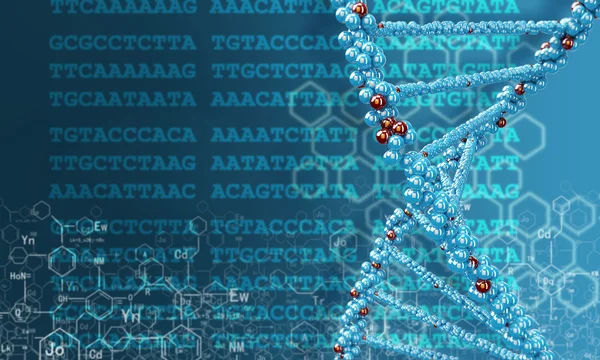 Tło badania DNA — Zdjęcie stockowe