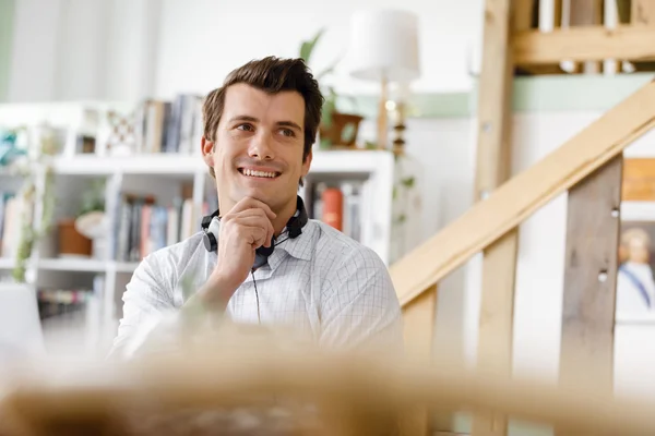 Young businessman in office — Stock Photo, Image