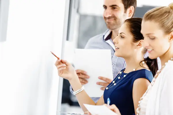 Business people in modern office — Stock Photo, Image