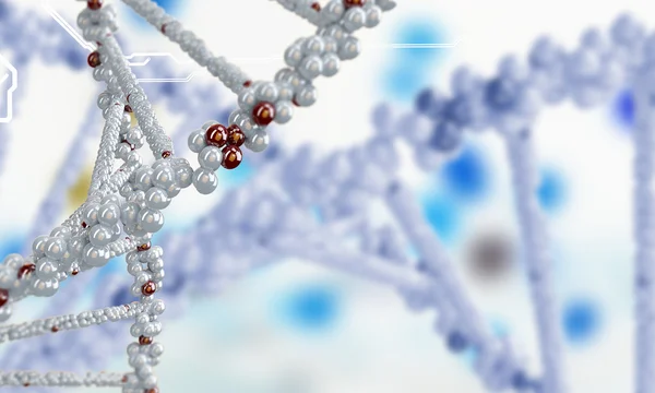 Antecedentes de pesquisa DNA — Fotografia de Stock