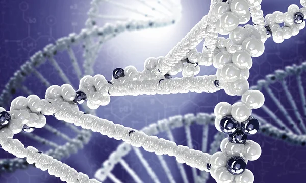 DNA research background — Stock Photo, Image