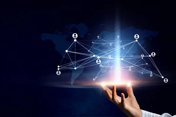 Concetto di connessione globale — Foto Stock