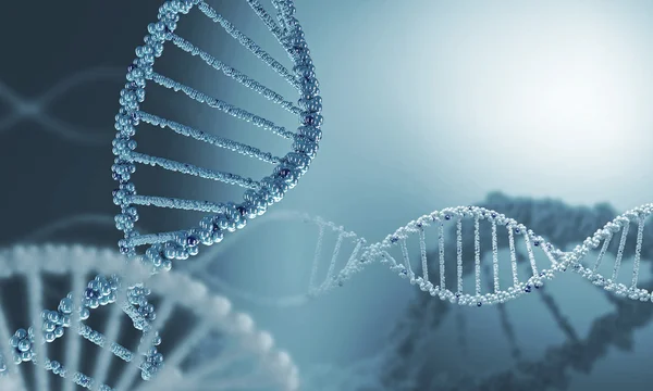 Antecedentes de pesquisa DNA — Fotografia de Stock