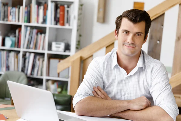 Male architect in office — Stock Photo, Image