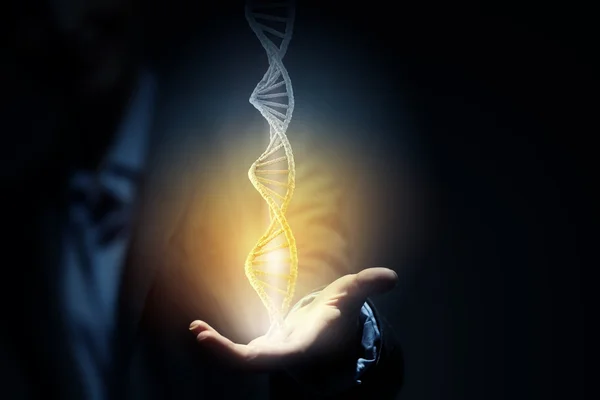 การวิจัยโมเลกุลดีเอ็นเอ — ภาพถ่ายสต็อก