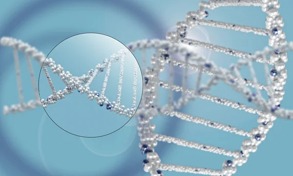 Antecedentes de pesquisa DNA — Fotografia de Stock