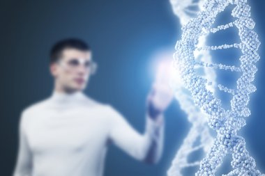 Adam bilim teknoloji uzmanı laboratuvar olarak