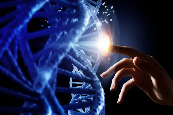 Ricerca sulle molecole di DNA — Foto Stock