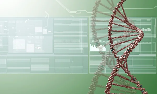 Tło badania DNA — Zdjęcie stockowe