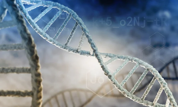 Antecedentes de pesquisa DNA — Fotografia de Stock