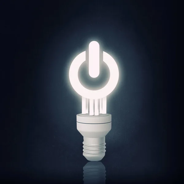 Glühbirnen-Symbol — Stockfoto