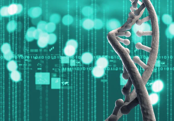 Tło badania DNA — Zdjęcie stockowe