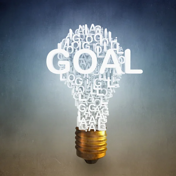 Great idea for goal achieving — Stock Photo, Image