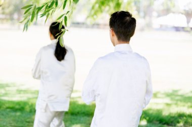 İnsanlar Park Thai chi