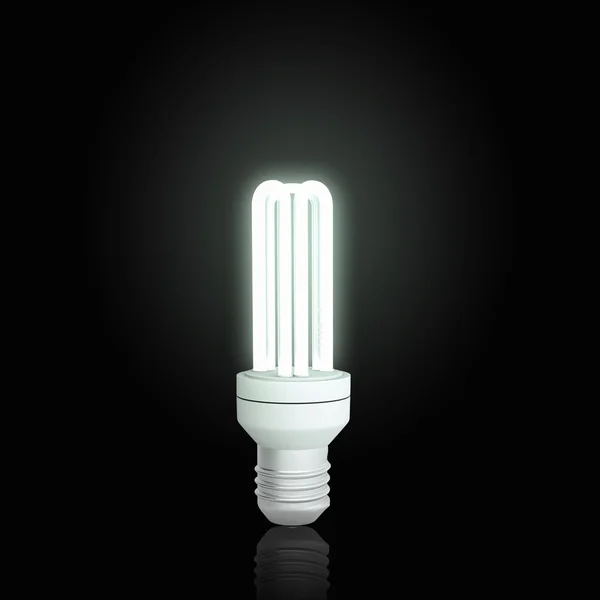 Bulb in darkness — Stock Photo, Image