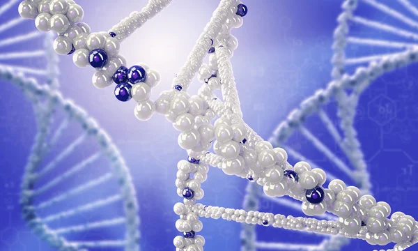 DNA onderzoek achtergrond — Stockfoto