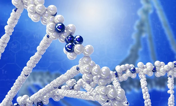 Dna 研究背景 — 图库照片