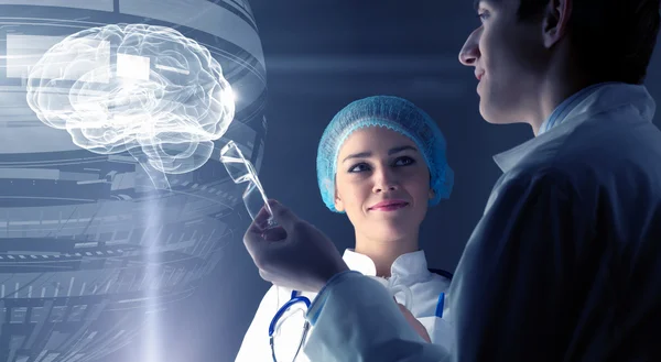 Tecnologías innovadoras en ciencia y medicina — Foto de Stock