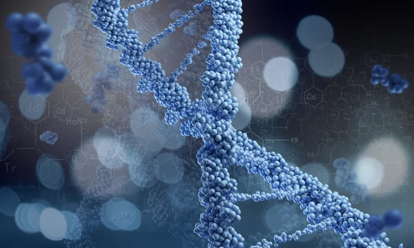 Dna 研究背景 — 图库照片