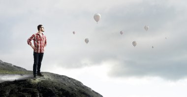 Üst ulaşmak duygu