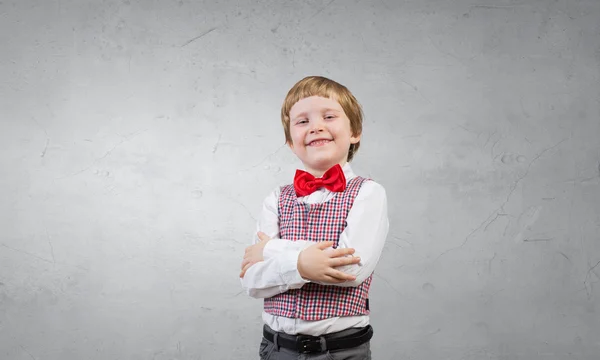 Menino pré-escolar feliz — Fotografia de Stock