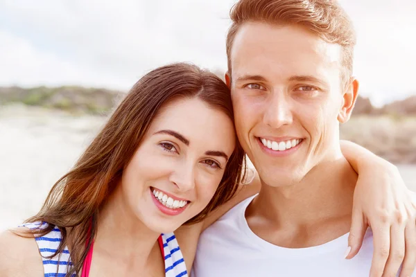 plaj romantik genç Çift