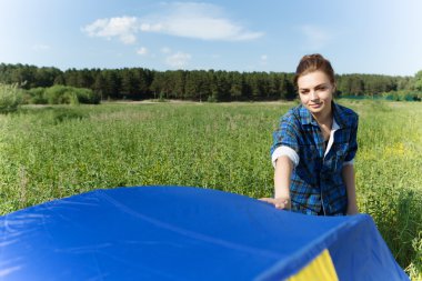 Kadın sabitleme çadır