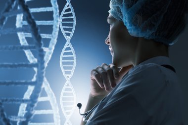 Kadın bilim teknoloji uzmanı laboratuvar olarak