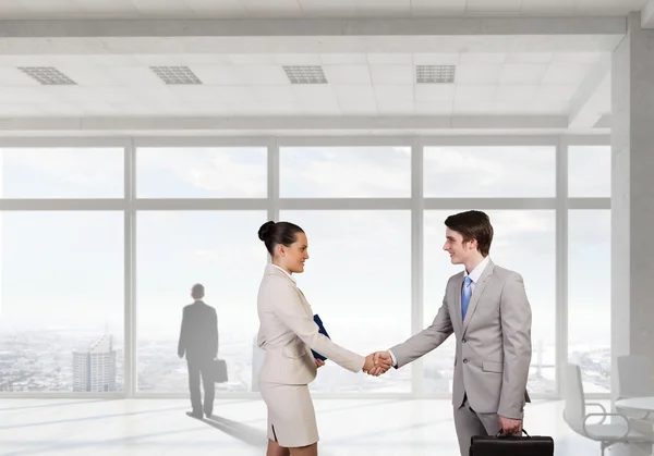 Business partners handshake — Stock Photo, Image