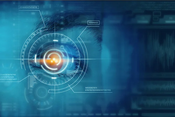 Scannen voor identificatie van de persoonlijkheid — Stockfoto